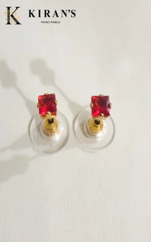 Red Square | Gold Earring