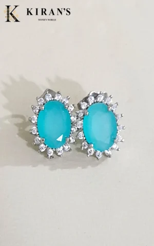 Turqoise Bliss | Floral Earrings